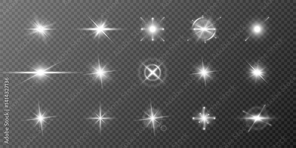 Leinwandbilder magic spiral with sparkles.white light effect.glitter particles with lines.swirl effect.texture of c