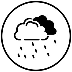 Vector Design Raining Icon Style