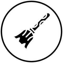 Vector Design Broomstick Icon Style