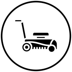 Vector Design Lawn mower Icon Style