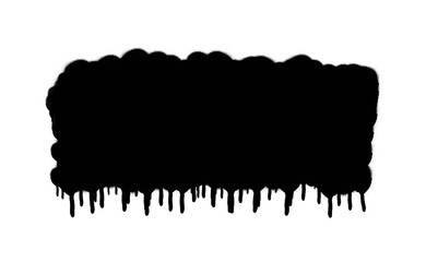Ink Abstract brush stock isolated on transparent PNG file