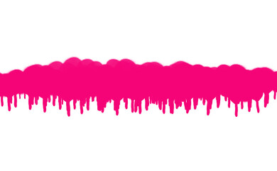 Ink Abstract brush stock isolated on transparent PNG file