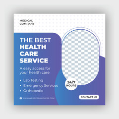 medical Social media post. medical promotion design. medical instgram post design. medical squre poster design.
