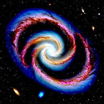 spiral galaxy background
