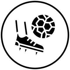 Soccer Free Kick Icon Style