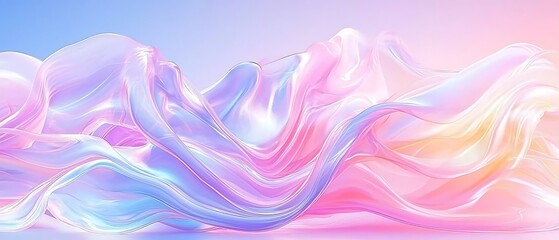 Pastel Fabric Flow