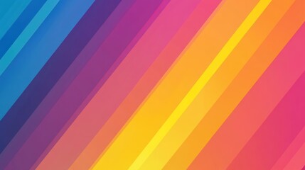 Obraz premium Vibrant Diagonal Stripes: A Colorful Abstract Background