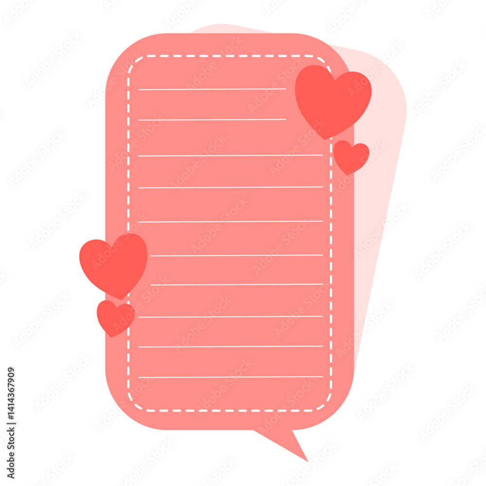 Poster message bubbles message frames