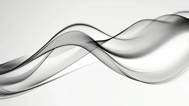 Abstract flowing waves