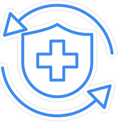 Relapse Prevention Vector Icon Style