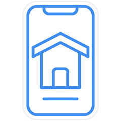 Homes Application Vector Icon Style