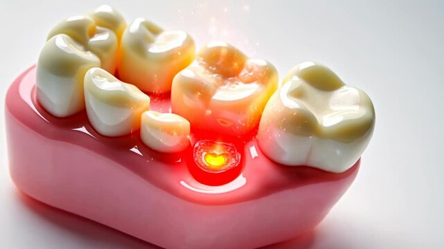 Dental filling, tooth repair, cavity prevention. Oral health. Enamel restoration enhances tooth durability. Sealants protect against cavity formation. Fluoride treatment supports enamel recovery.