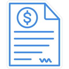 Agreement Vector Icon Style