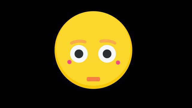 Embarrassed emoji 