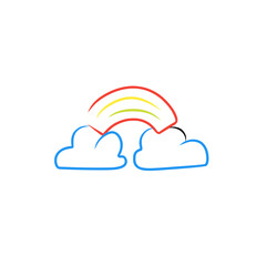 doodle sky icon