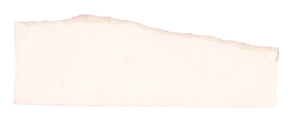 white ripped paper on transparent background