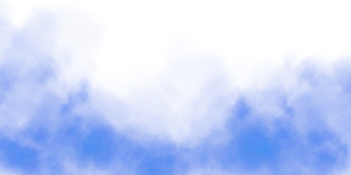 Magic blue smoke with glitter and small particles of twinkling stars. Fog with luminous particles. Blue vapor with stardust. PNG.