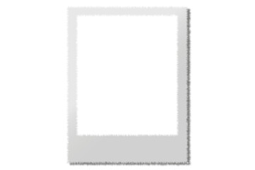 torn Polaroid photo card