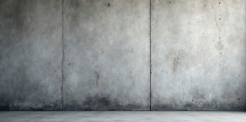 Fototapeta premium Distressed concrete wall, urban grey backdrop Grunge aesthetic , shadow, material, building
