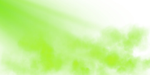 Obraz premium A dramatic green spotlight illuminates stage surrounded by a smoky warm, ethereal glow, creating a mystical and elegant atmosphere with subtle reflections. PNG.