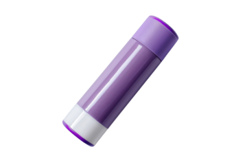 A modern purple design featuring a stylish container on a clean, minimalistic backdrop