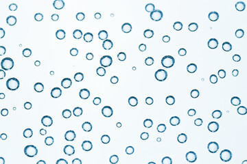 Soda water with bubbles as background, closeup
