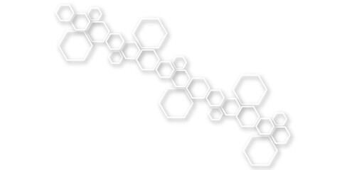 wite and gray shiny glitter sparkle confetti falling down on transparent background. Vector illustration.Hexagon geometric grid pattern isolated on white background with clipping path, 
