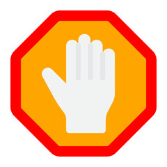 Stop Hand Icon