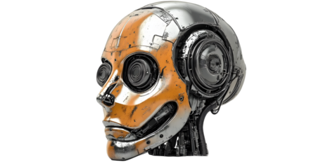 Isolated Robot Head