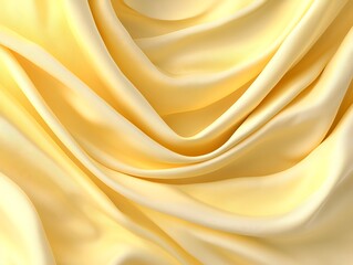 Light Yellow Fabric Drape