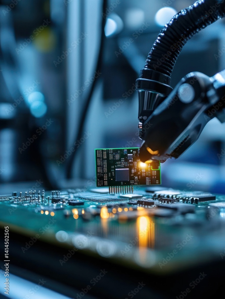 Poster precision robotics: automated assembly of microelectronics in advanced manufacturing