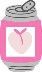 Canned drink summer food and drink