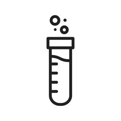 Test Tube icon vector image. Suitable for mobile apps, web apps and print media.