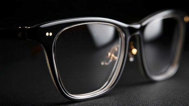 Black vintage frame sleek design sharp li-2 - sleek diamond design traditional