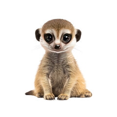 Fototapeta premium Adorable Baby Meerkat A Cute and Cuddly Wildlife Portrait