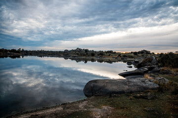 Los Barruecos nature area in Spain