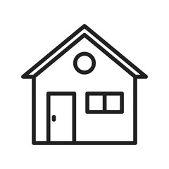 Home icon vector image. Suitable for mobile apps, web apps and print media.