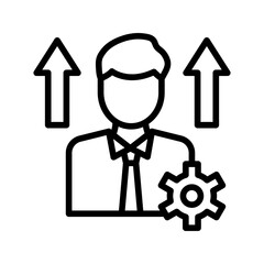 Personal Development icon vector image. Suitable for mobile apps, web apps and print media.