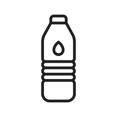 Water Bottle icon vector image. Suitable for mobile apps, web apps and print media.