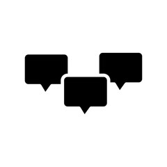 Speaking glyph icon