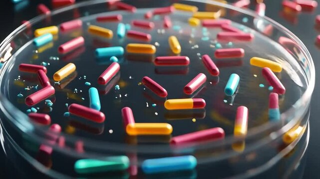 Microscopic Capsules in Petri Dish: Science, Medicine, and Pharmaceutical Research