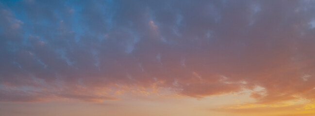 colorful and dramatic sunset clods.nature background