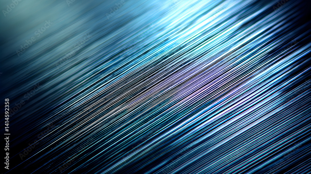 Poster abstract blue and black gradient background with dynamic light streaks and flowing patterns creating