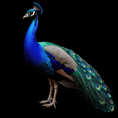 Fototapeta premium peacock with feathers
