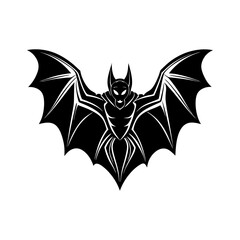 Bat vector Silhouette illustration