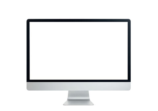 Isolated Modern Computer Monitor Clean Display