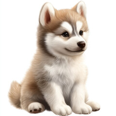 Fototapeta premium alaskan malamute puppy