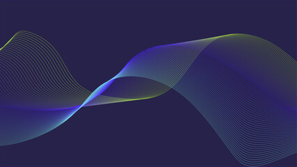 Abstract flowing waves. Colorful wave pattern.
Smooth flowing lines.