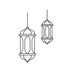 vector illustration of a lamp 