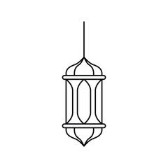 vector illustration of a lamp 